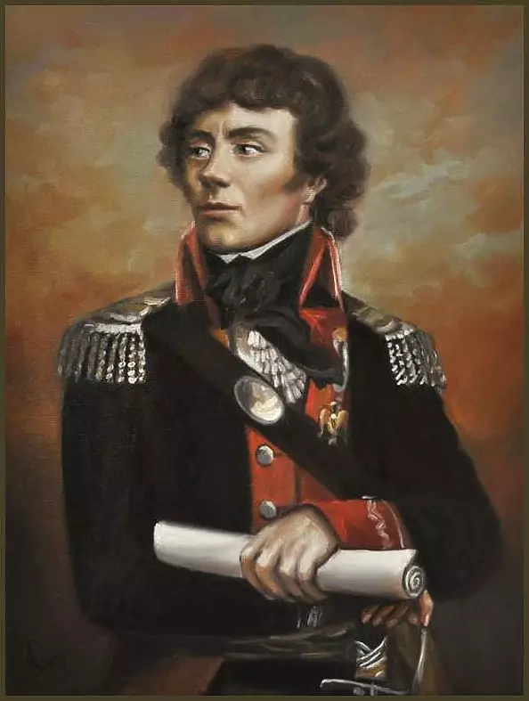 Damian Gierlach - Oil painting Portrait of Tadeusz Kosciuszko 30x40cm GIERLACH