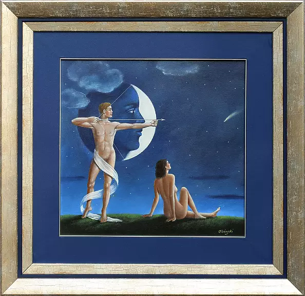 Rafał Olbiński - Obraz olejny - The Colour of Shade II