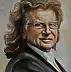 Damian Gierlach - Peinture à l'huile ZBIGNIEW WODECKI 30x40 Portrait GIERLACH