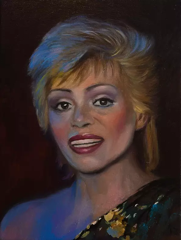 Damian Gierlach - Obraz olejny Zdzisława Sośnicka Portret 30/40 Gierlach