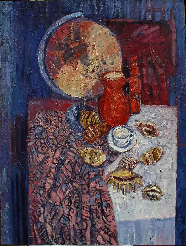 Agnieszka Polaniak - Image with a globe