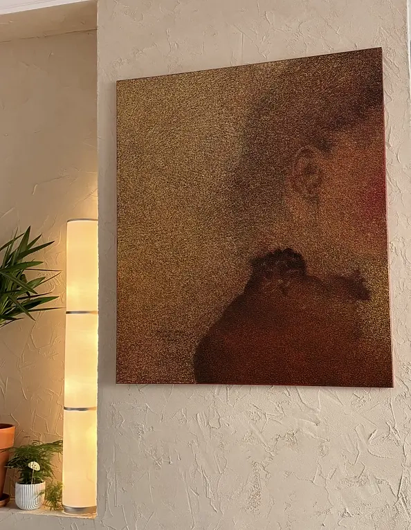 Sylwia Krupińska (Wójcik) - Painting from the series "No name" (sister)