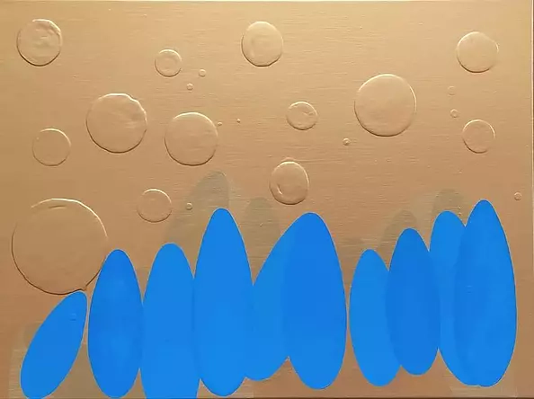 Marek Ejsmond-Ślusarczyk - A painting from the series Spatial Relations No. 6-2020