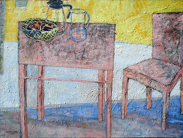 Agnieszka Polaniak - Picture with a table