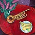 Agnieszka Polaniak - The image of the golden trumpet II