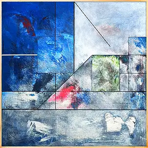 Jakub Margasinski, Obrzeża miasta, Obraz akrylowy - płyta, 60 x 60