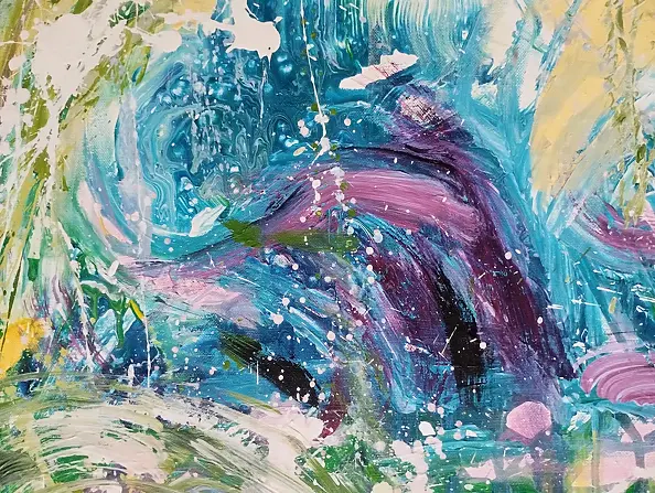 Anna Borcz - Ocean and rocks