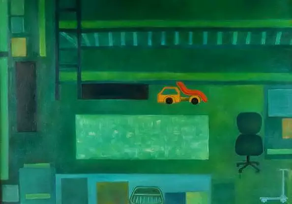 Angelika Galus - Oczekiwanie.Zielony