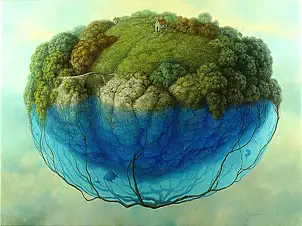   - Pond - OIL PAINTING