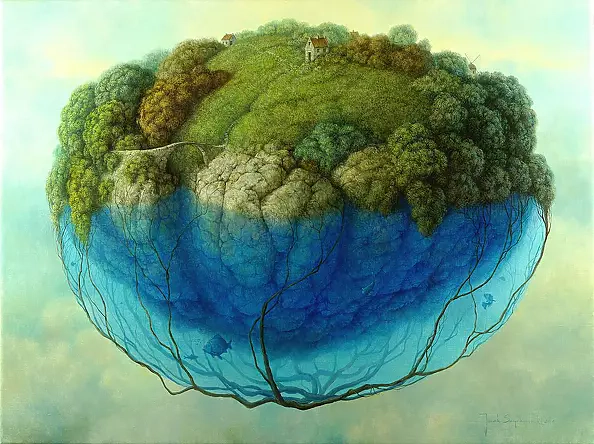 Jacek Szynkarczuk - Pond - OIL PAINTING