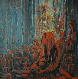 Zofia Świat, Мечты, отнятые у нас, Акрилова картина - плита, 50 x 70