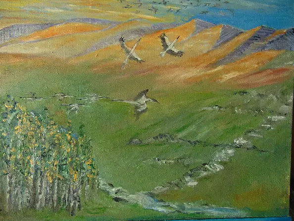 Helga Maria RADOCHOŃSKA - Departure of storks