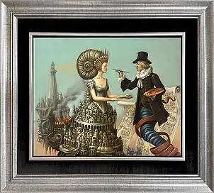 Tomasz Sętowski, Ogień Natchnienia, Obraz olejny - płótno, 30 x 24