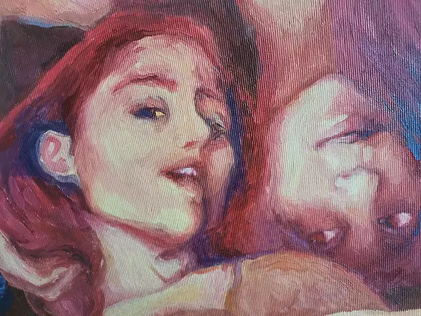 Klara Fuchs - A fireplace between puddles