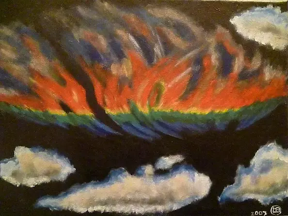 Marianna Małgorzata Bakanowicz - Fiery aurora-2007