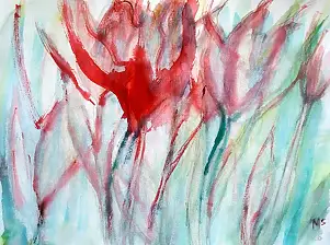 Marzena Salwowska - Feurige Tulpen