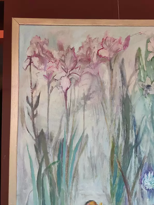 Aldona Zając - Garden with irises