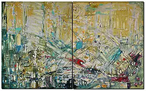 Krzysztof Ryfa - Ogród Dziecięcy / dyptyk