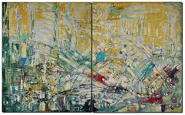 Krzysztof Ryfa - Children Garden / diptych