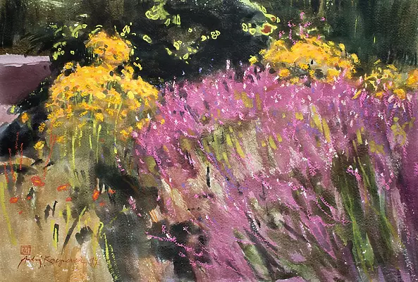 Andrzej Kacperek - Ogród M (lawendowy) 