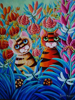 Wiesława Burnat - A very tiger garden