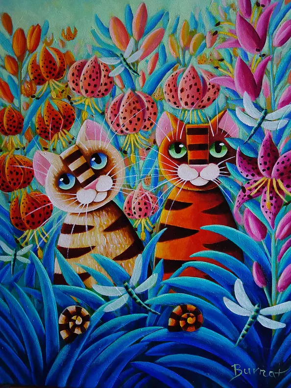 Wiesława Burnat - A very tiger garden