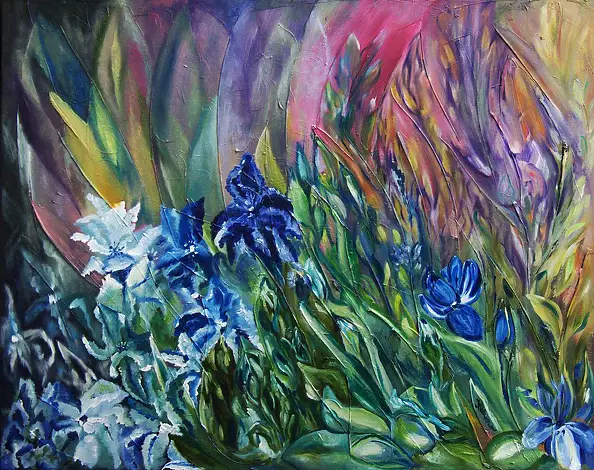 Ilona Milewska - Ogród - impresja