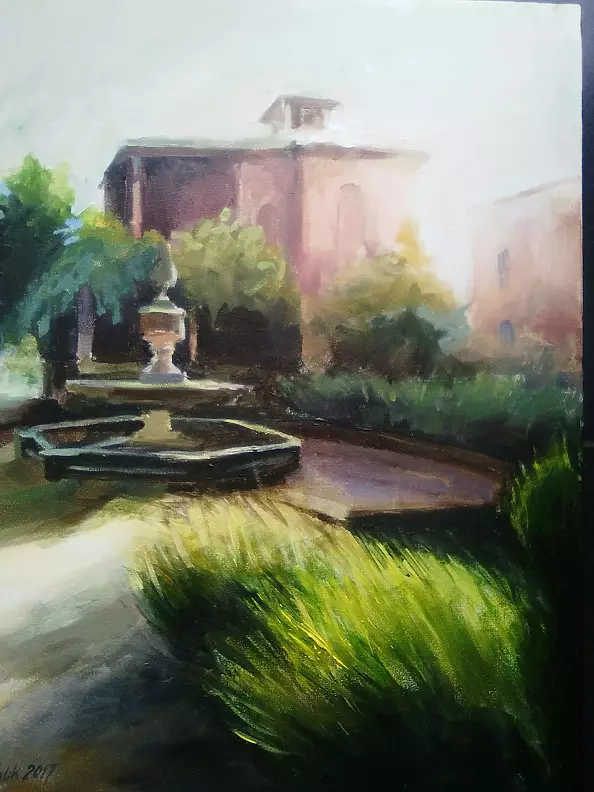 Renata Rychlik - Ogród w Castell'Arquato