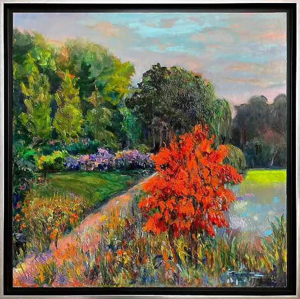 Maria Dziopak - Ogród w czerwieni