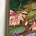 Jolanta Madej, Garden with Lilies, Oil painting - canvas, 100 x 90