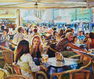 Barbara Gulbinowicz - garden café