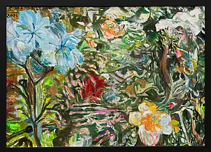 Stanisław Młodożeniec, Ogrody V, Obraz olejny - płótno, 98 x 70