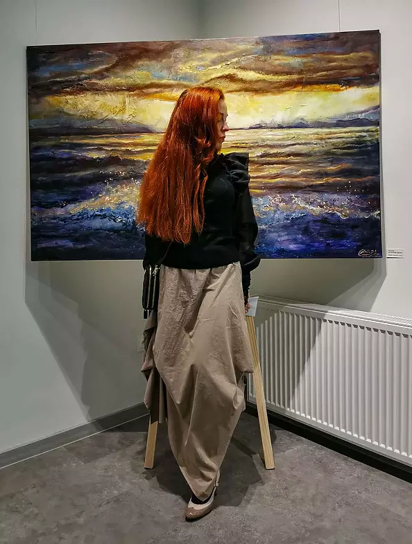 Natalia Czarnecka Diling - Sunset over the Szczecin Lagoon