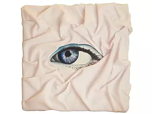   - Oil painting The Soul Mirror with Swarovski crystals