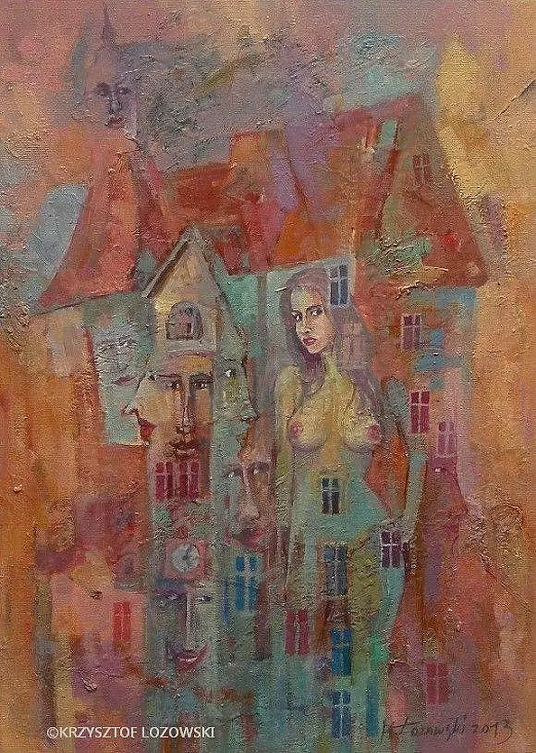 Krzysztof Łozowski - Windows immersed in aquamarine