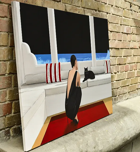 Nataliya Bagatskaya - Window. Cat. She