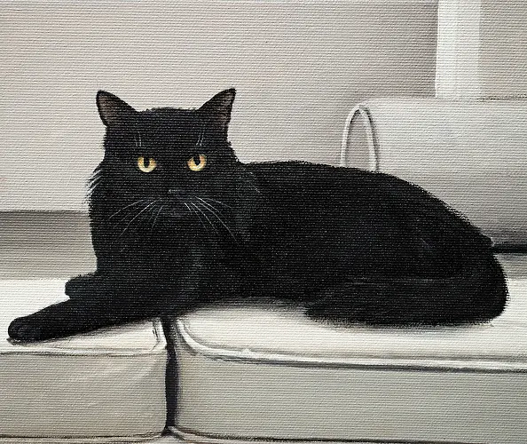 Nataliya Bagatskaya - Window. Cat. She