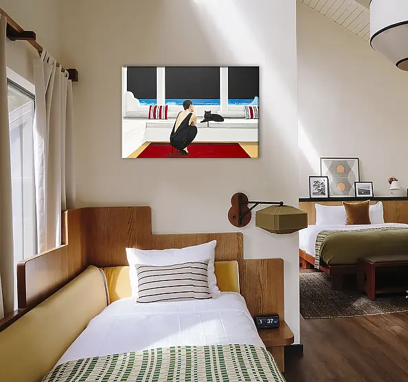 Nataliya Bagatskaya - Window. Cat. She