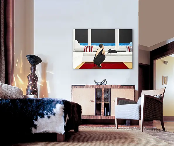 Nataliya Bagatskaya - Window. Cat. She