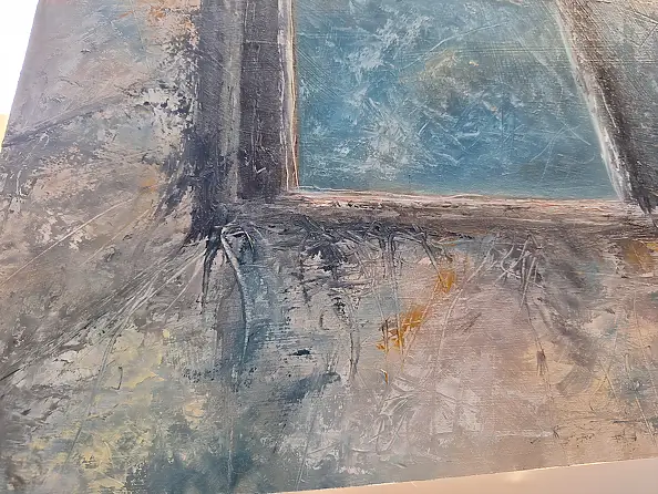 Klaudia Wilk, Okno na świat , Obraz olejny - płyta, 50 x 60