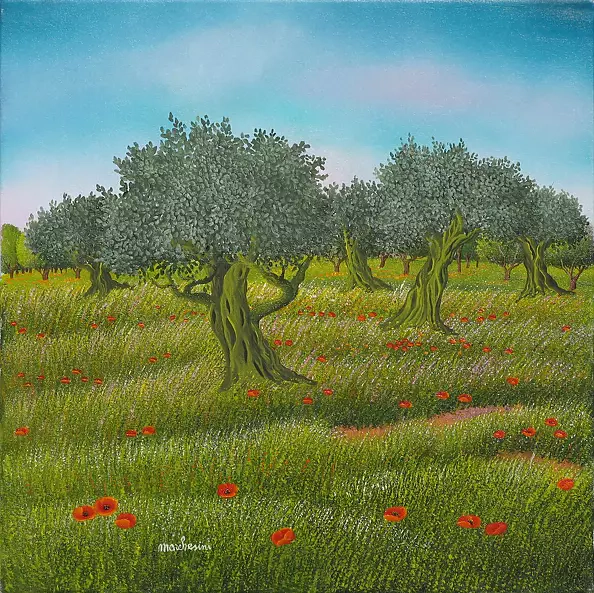 Cesare Marchesini - Olive trees in spring