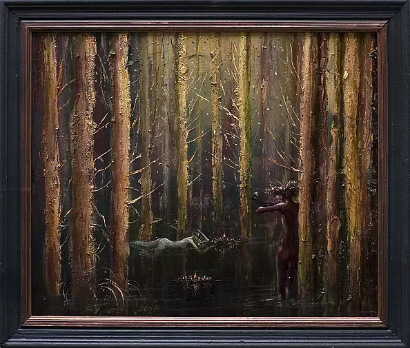 Ryszard Tyszkiewicz - Olszynka Zwodnica z cyklu Przepowiednie Dyniopasa