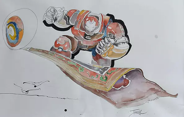 Roman Bonchuk - On a Flying Carpet