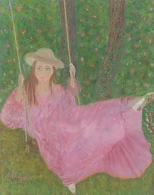 Antonina Radzięda - On a swing
