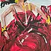 małgorzata machynia, Lei e il tango, Dipinto acrilico - tela, 100 x 150