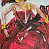 małgorzata machynia, She and the tango, Acrylic painting - canvas, 100 x 150