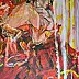 małgorzata machynia, She and the tango, Acrylic painting - canvas, 100 x 150