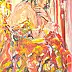 małgorzata machynia, Lei, Dipinto acrilico - tela, 100 x 150