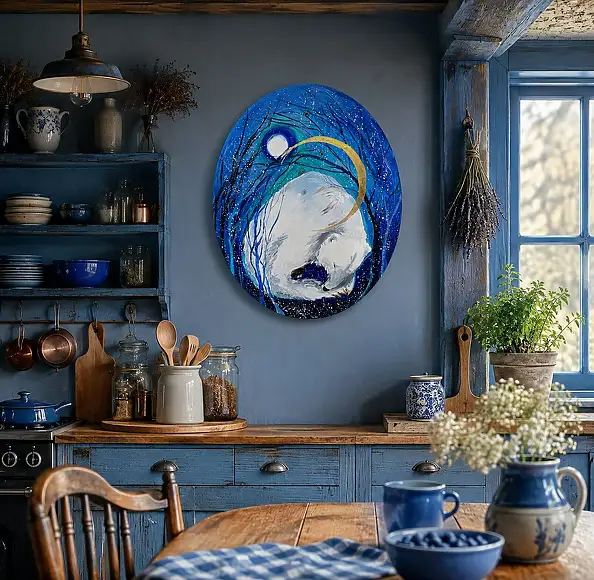 Adriana Laube, "Guardian", Acrylic painting - canvas, 40 x 50