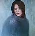 Joanna Ordon, Opowieść w kolorze blue, Obraz olejny - deska, płyta, 60 x 80